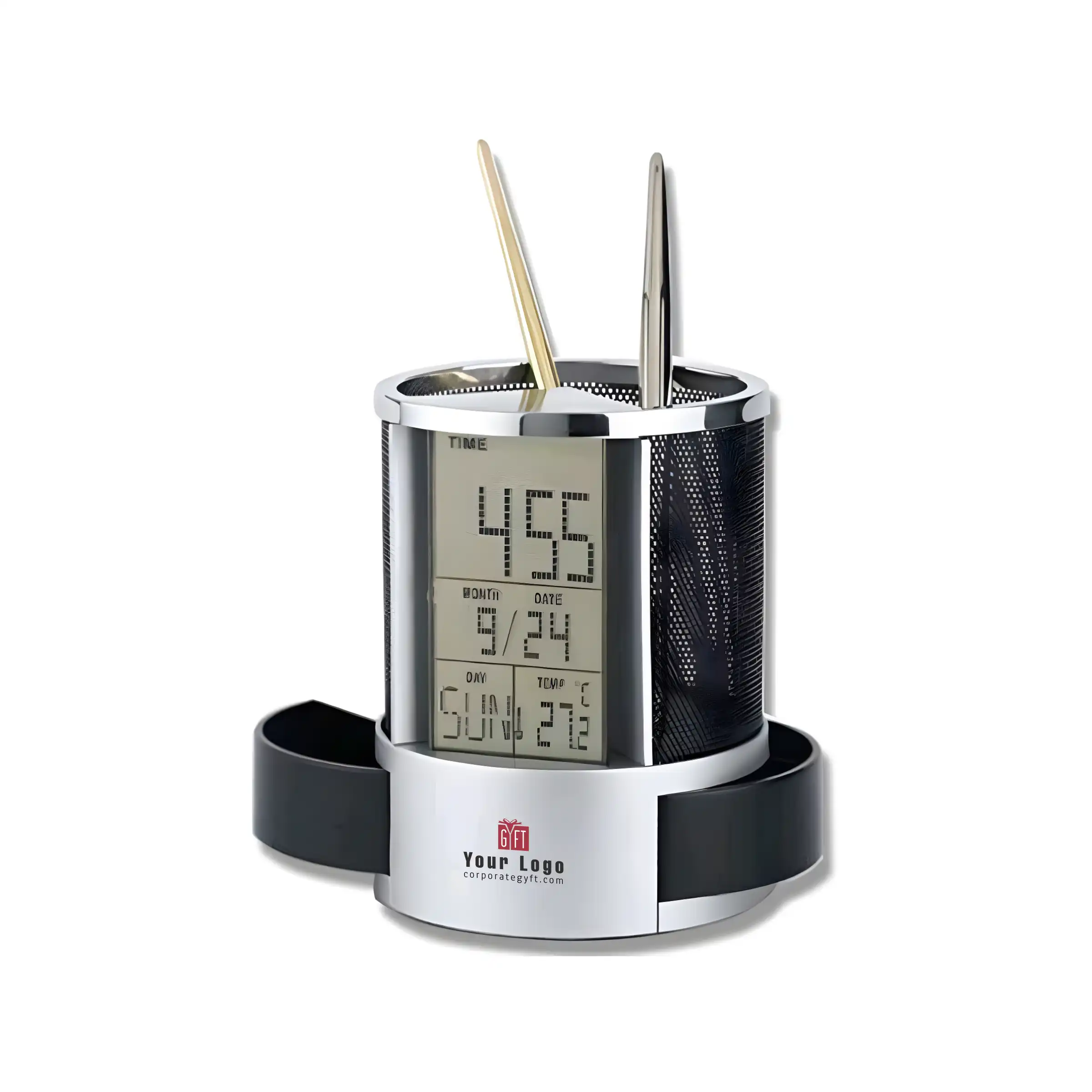 Vibe Desk Clock Organizer Buy Vibe Desk Clock Organizer in bulk for Corporate Gifting | Corporate Gyft