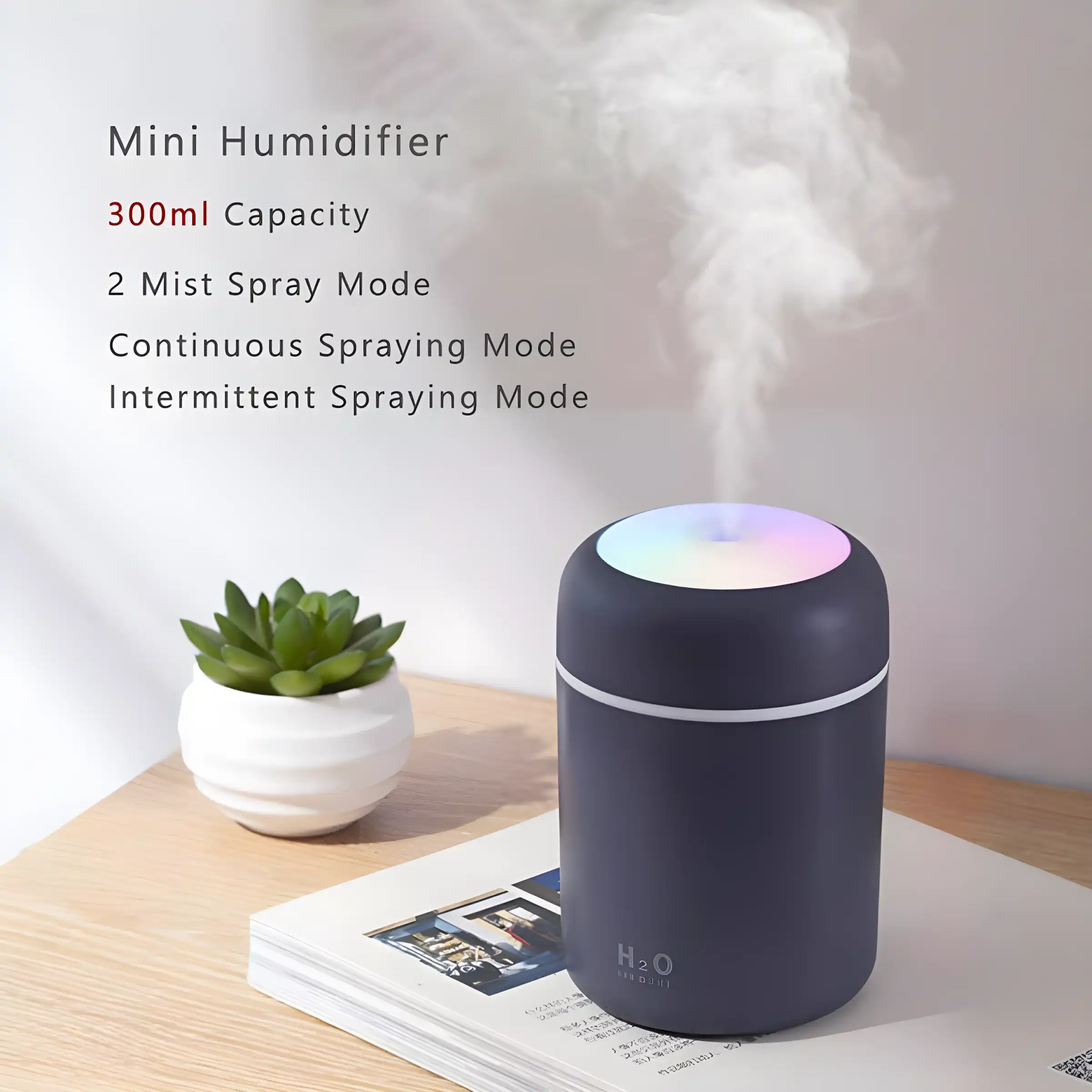 Tronex Portable Quiet Humidifier - Dark Blue Buy Tronex Portable Quiet Humidifier - Dark Blue in bulk for Corporate Gifting | Corporate Gyft