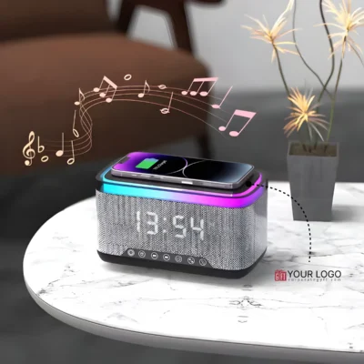 Buy Voltix Smart Wireless Speaker with Clock in bulk for Corporate Gifting | Corporate Gyft