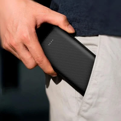 Buy Portable 10000 mAh Power Bank - Black in bulk for Corporate Gifting | Corporate Gyft