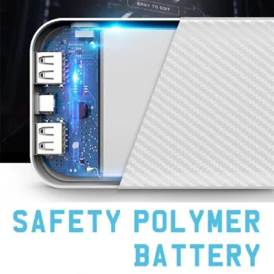 Buy Portable 10000 mAh Power Bank - White in bulk for Corporate Gifting | Corporate Gyft