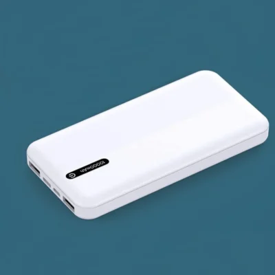 Buy Slim 10000 mAH Power Bank - White in bulk for Corporate Gifting | Corporate Gyft