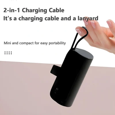 Buy Lanyard 10000 mAh Power Bank in bulk for Corporate Gifting | Corporate Gyft