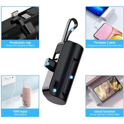 Buy Lanyard 10000 mAh Power Bank in bulk for Corporate Gifting | Corporate Gyft