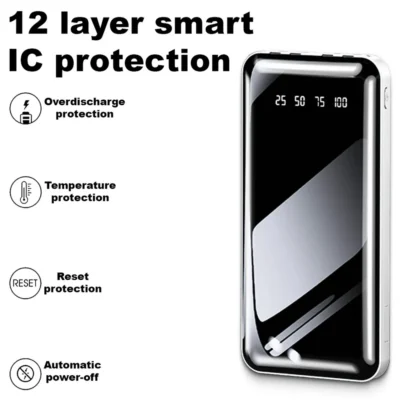 Buy Power Bank with Safety Protection - 10000 mAh in bulk for Corporate Gifting | Corporate Gyft