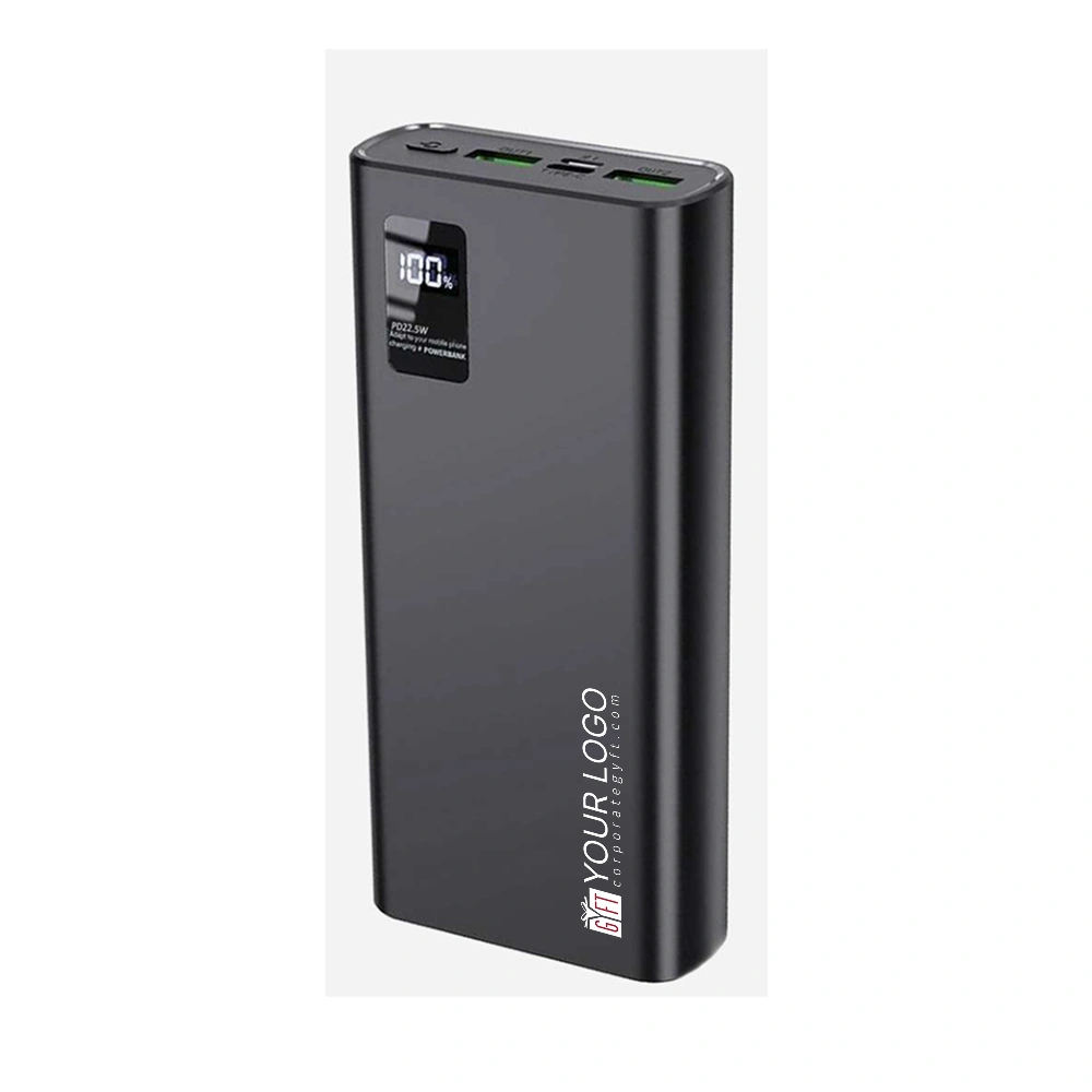 Ultra 20000mAh Power Bank - Black Buy Ultra 20000mAh Power Bank - Black in bulk for Corporate Gifting | Corporate Gyft