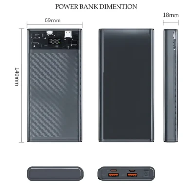 Buy Compact Power Bank - 10000 mAh in bulk for Corporate Gifting | Corporate Gyft