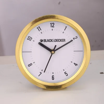 Buy Executive Table Clock - Golden in bulk for Corporate Gifting | Corporate Gyft
