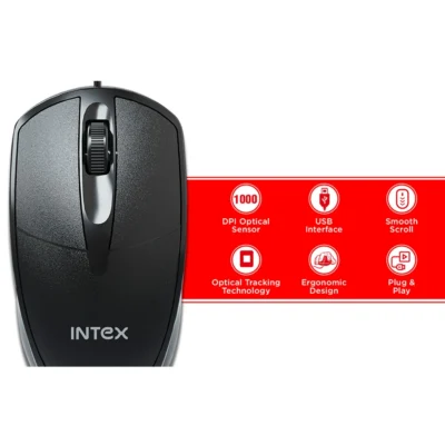 Buy Intex-Eco 6+ Wired Mouse in bulk for Corporate Gifting | Corporate Gyft