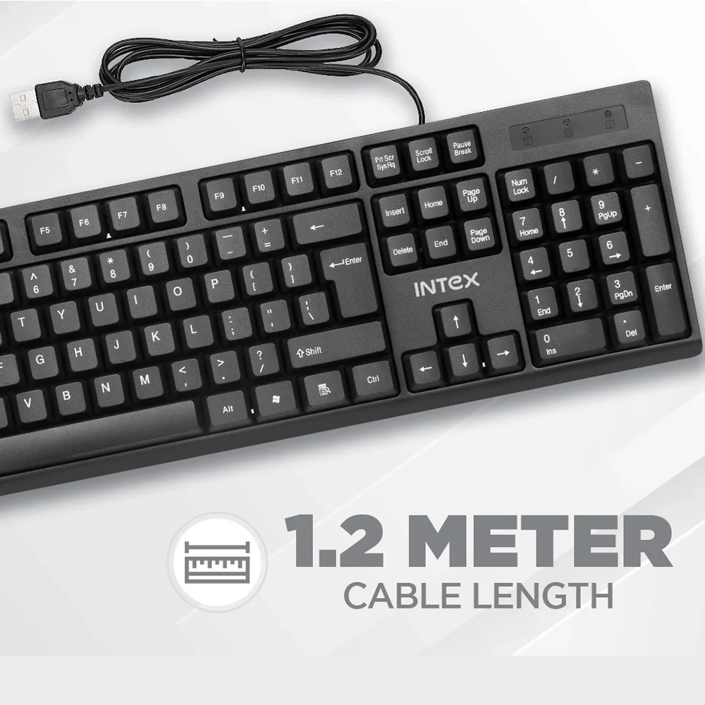 Intex Fury Wired Keyboard Buy Intex Fury Wired Keyboard in bulk for Corporate Gifting | Corporate Gyft