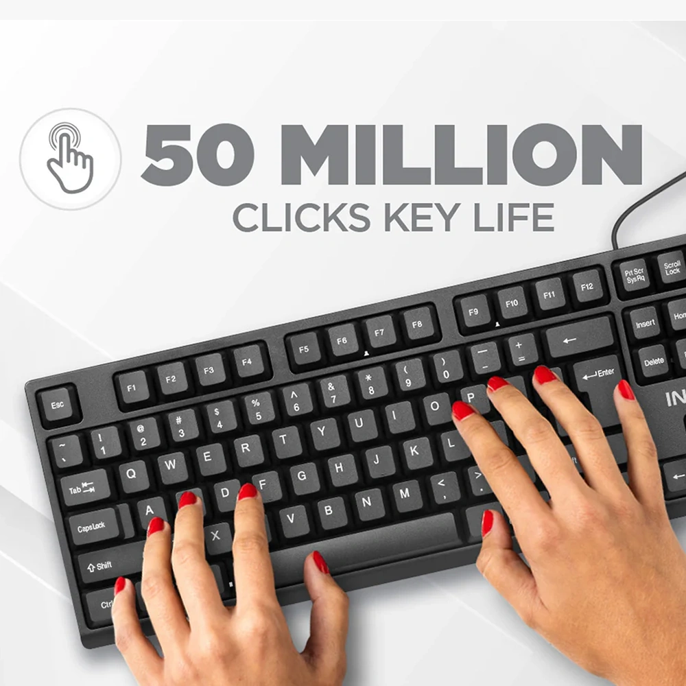 Intex Fury Wired Keyboard Buy Intex Fury Wired Keyboard in bulk for Corporate Gifting | Corporate Gyft
