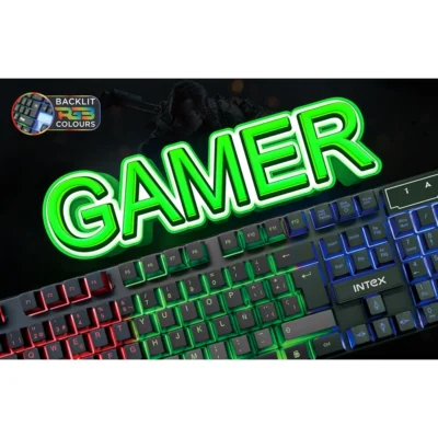 Buy Intex IT-KB334 Gaming Combo - Black in bulk for Corporate Gifting | Corporate Gyft