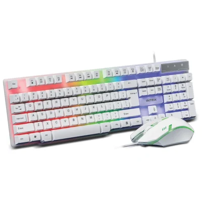 Buy Intex IT-KB334 Gaming Combo - White in bulk for Corporate Gifting | Corporate Gyft