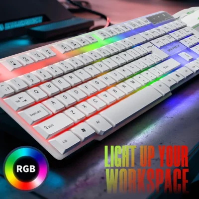 Buy Intex IT-KB334 Gaming Combo - White in bulk for Corporate Gifting | Corporate Gyft
