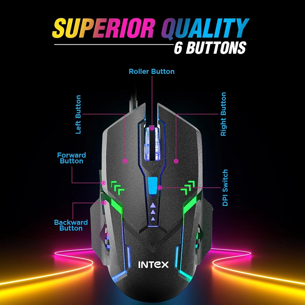 Intex Nova Wired Mouse Buy Intex Nova Wired Mouse in bulk for Corporate Gifting | Corporate Gyft
