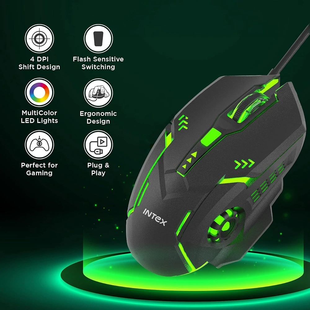Intex Nova Wired Mouse Buy Intex Nova Wired Mouse in bulk for Corporate Gifting | Corporate Gyft