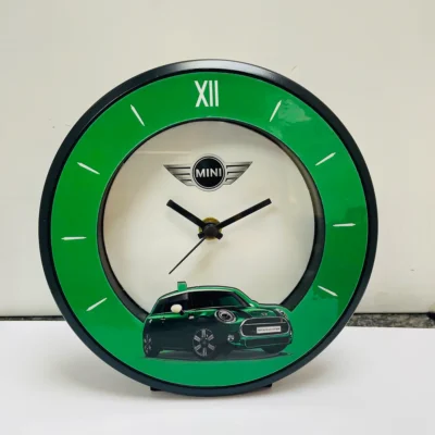 Buy MDF Cutout Table Clock - Green in bulk for Corporate Gifting | Corporate Gyft