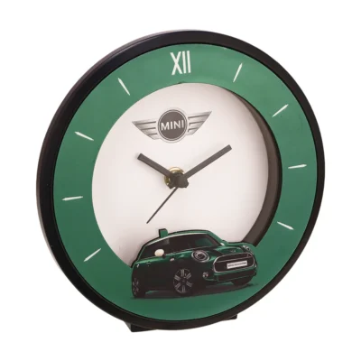 Buy MDF Cutout Table Clock - Green in bulk for Corporate Gifting | Corporate Gyft