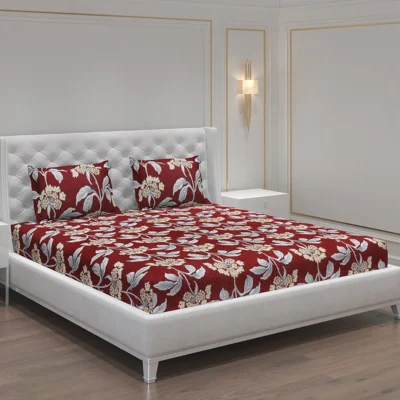 Buy Monte Carlo Cashme Double Bedsheet Set in bulk for Corporate Gifting | Corporate Gyft