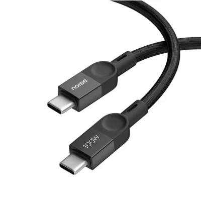 Buy Noise 100W Braided Cable - Black in bulk for Corporate Gifting | Corporate Gyft