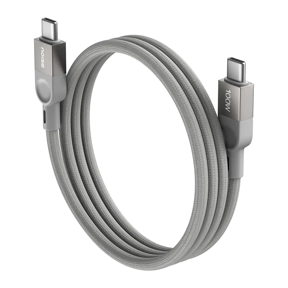 Noise 100W Braided Cable - Grey Buy Noise 100W Braided Cable - Grey in bulk for Corporate Gifting | Corporate Gyft