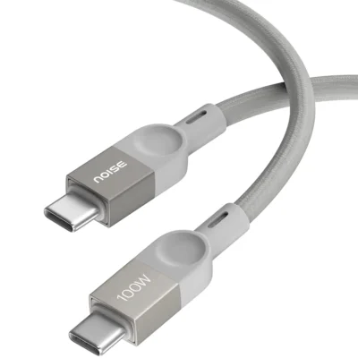 Buy Noise 100W Braided Cable - Grey in bulk for Corporate Gifting | Corporate Gyft