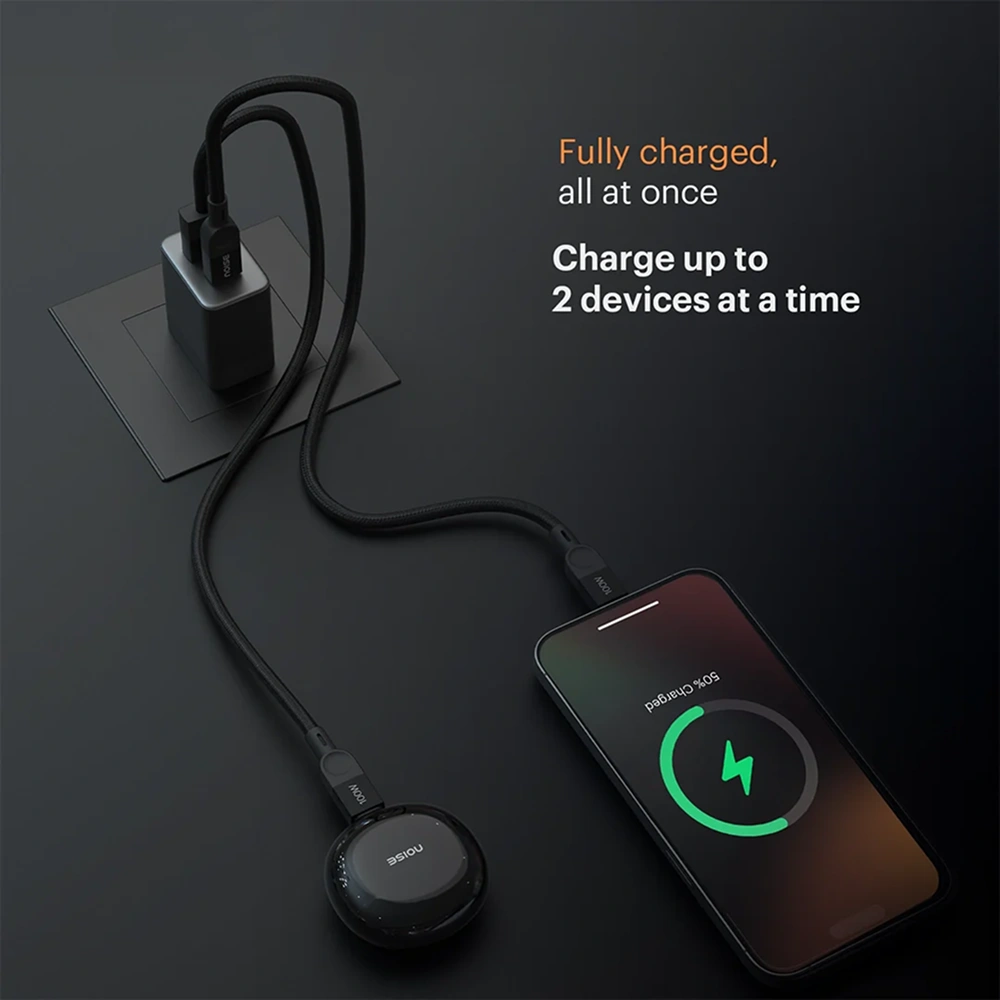 Noise GaN Charger - 65W Buy Noise GaN Charger - 65W in bulk for Corporate Gifting | Corporate Gyft