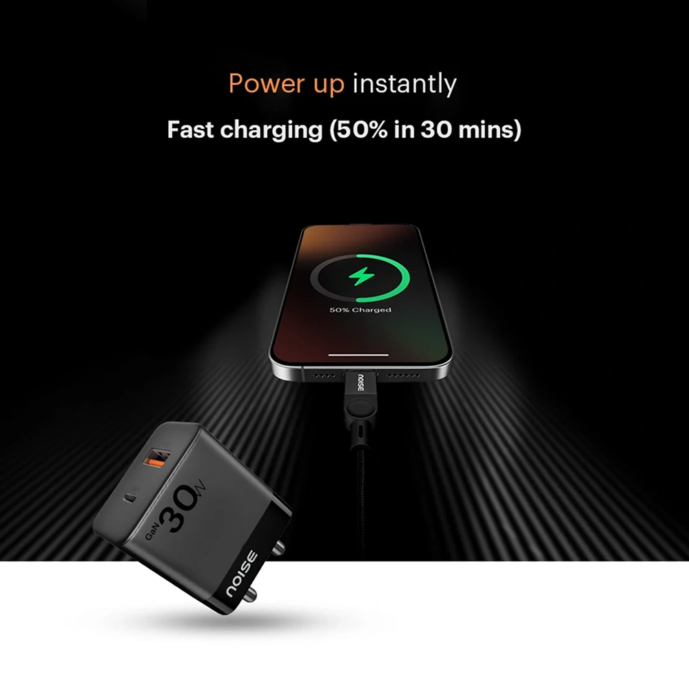 Noise GaN Charger - 30W Buy Noise GaN Charger - 30W in bulk for Corporate Gifting | Corporate Gyft