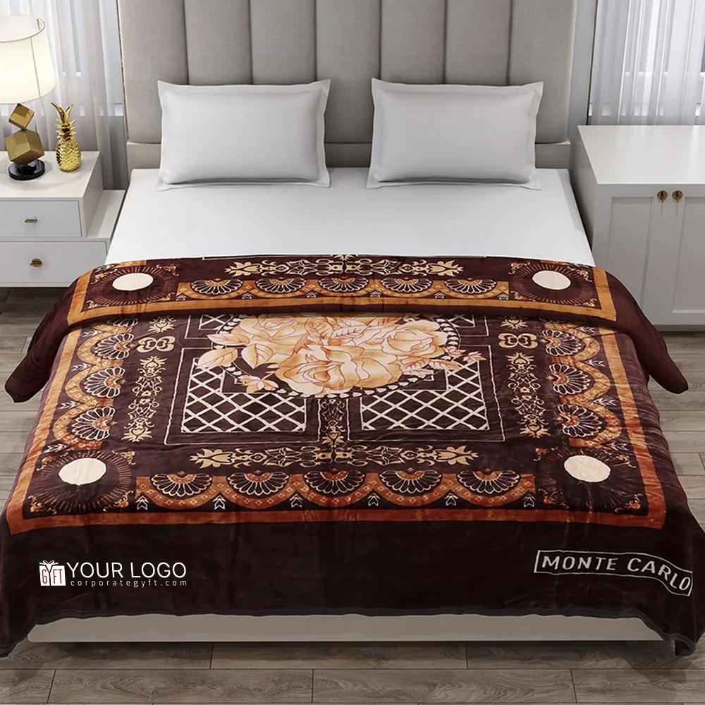Monte Carlo Romilly Double Mink Blanket Buy Monte Carlo Romilly Double Mink Blanket in bulk for Corporate Gifting | Corporate Gyft