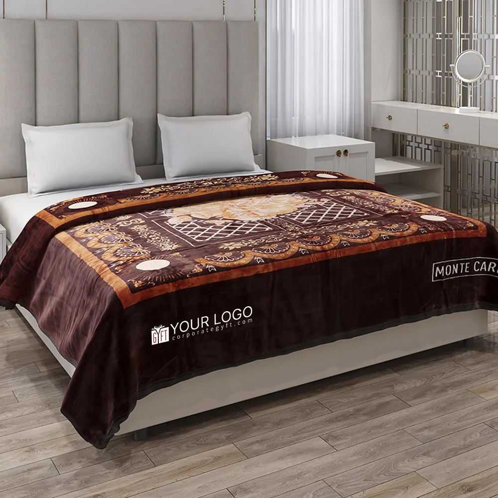 Monte Carlo Romilly Double Mink Blanket Buy Monte Carlo Romilly Double Mink Blanket in bulk for Corporate Gifting | Corporate Gyft