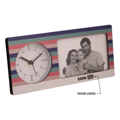 Buy Personalized Analog Clock Frame in bulk for Corporate Gifting | Corporate Gyft