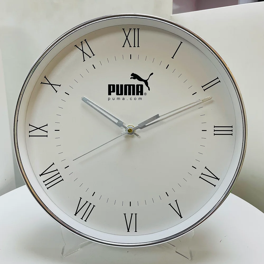 Signature Corporate Wall Clock - Silver Buy Signature Corporate Wall Clock - Silver in bulk for Corporate Gifting | Corporate Gyft