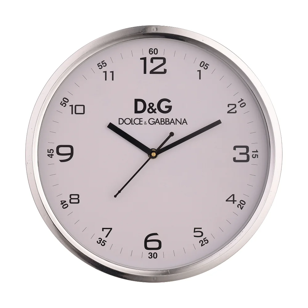 Modern Edge Display Clock - Silver Buy Modern Edge Display Clock - Silver in bulk for Corporate Gifting | Corporate Gyft