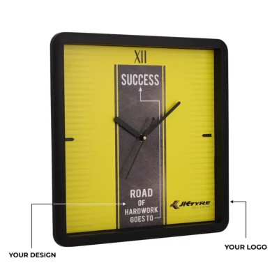 Buy Smart Space Display Clock - Black in bulk for Corporate Gifting | Corporate Gyft