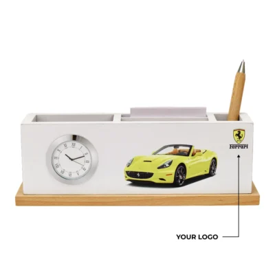 Buy Ferrari Theme Desk Clock in bulk for Corporate Gifting | Corporate Gyft