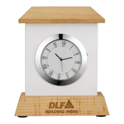 Buy Hut Shaped Table Clock in bulk for Corporate Gifting | Corporate Gyft