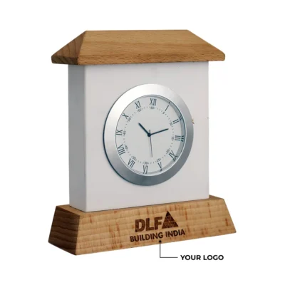 Buy Hut Shaped Table Clock in bulk for Corporate Gifting | Corporate Gyft