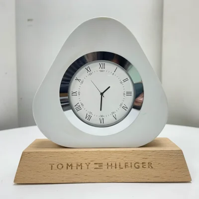 Buy Executive Wooden Table Clock in bulk for Corporate Gifting | Corporate Gyft
