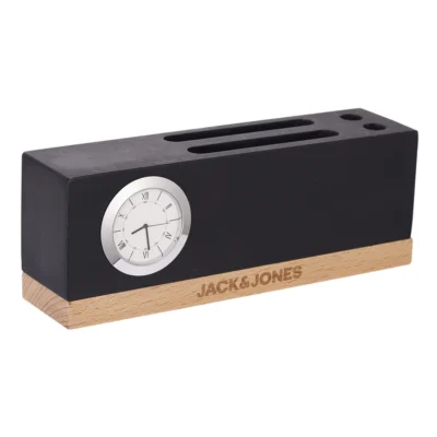 Buy Multi-Use Table Clock Organizer in bulk for Corporate Gifting | Corporate Gyft
