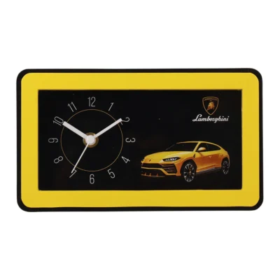 Buy Rectangular Desk Timepiece - Yellow in bulk for Corporate Gifting | Corporate Gyft