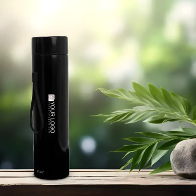 Buy Atom Premium Steel Bottle - Black in bulk for Corporate Gifting | Corporate Gyft