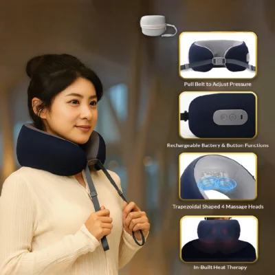 Buy Kollar Neck Pillow with Massager in bulk for Corporate Gifting | Corporate Gyft
