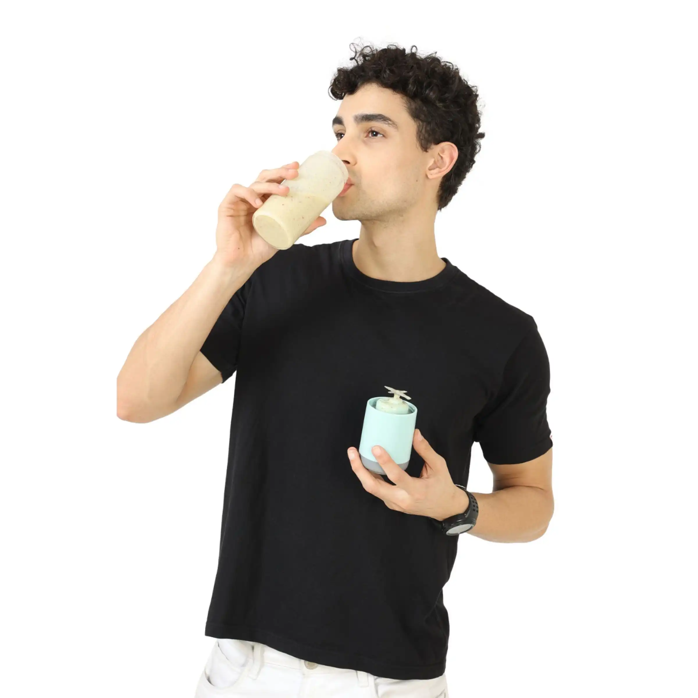 Ripple Rechargeable Juicer Blender - Sky Blue Buy Ripple Rechargeable Juicer Blender - Sky Blue in bulk for Corporate Gifting | Corporate Gyft