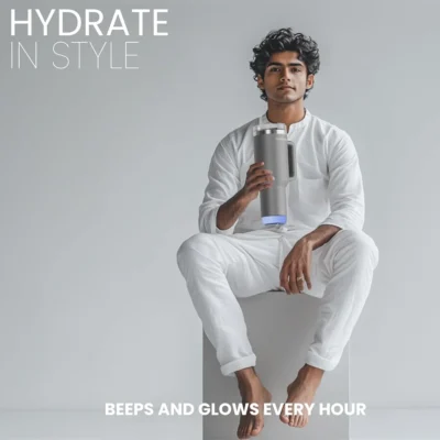 Buy Aquaminder Nile+ Smart Hydration Tumbler - White in bulk for Corporate Gifting | Corporate Gyft