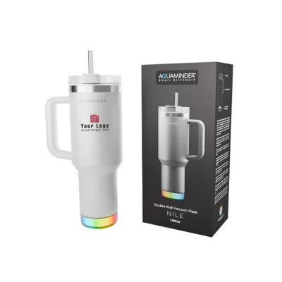Buy Aquaminder Nile+ Smart Hydration Tumbler - White in bulk for Corporate Gifting | Corporate Gyft