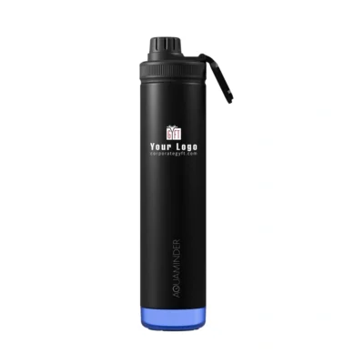 Buy Aquaminder Rio Smart Thermal Bottle - Black in bulk for Corporate Gifting | Corporate Gyft
