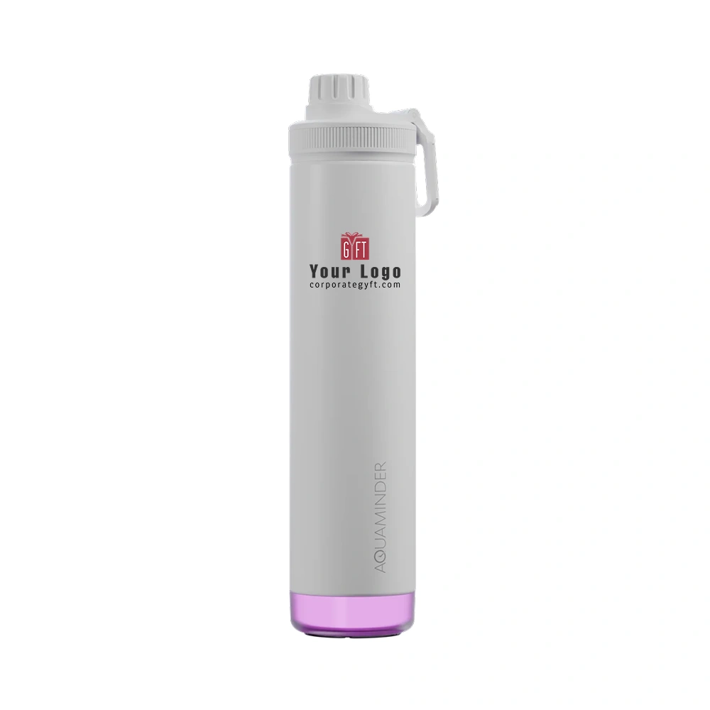 Aquaminder Rio Smart Thermal Bottle - White Buy Aquaminder Rio Smart Thermal Bottle - White in bulk for Corporate Gifting | Corporate Gyft