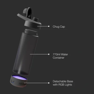 Buy Volga Aquaminder Dark Edition - Pink in bulk for Corporate Gifting | Corporate Gyft