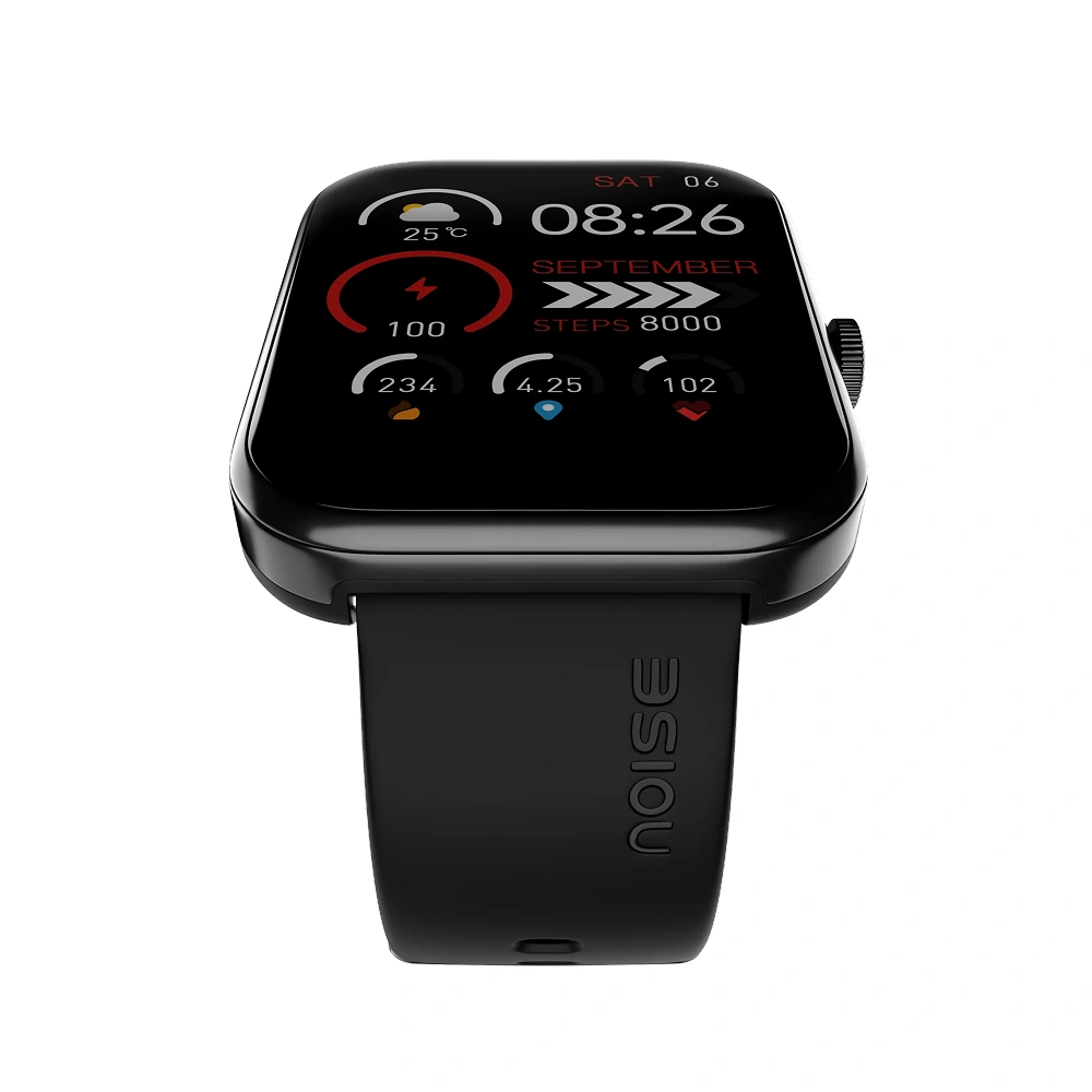 Noise ColorFit Grand 3 Smartwatch - Black Buy Noise ColorFit Grand 3 Smartwatch - Black in bulk for Corporate Gifting | Corporate Gyft