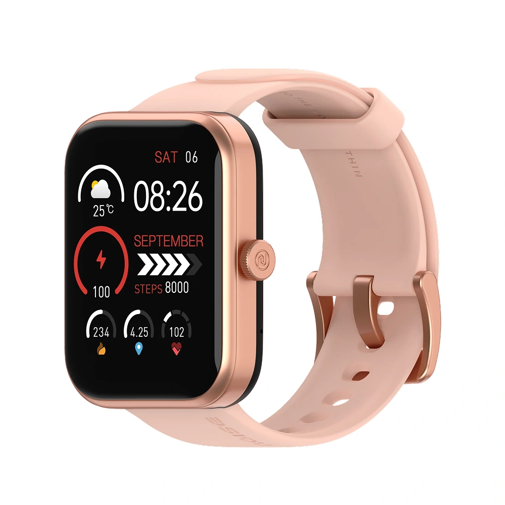 Noise ColorFit Grand 3 Smartwatch - Pink Buy Noise ColorFit Grand 3 Smartwatch - Pink in bulk for Corporate Gifting | Corporate Gyft